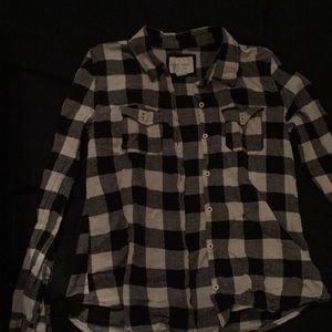 Black and White plaid Forever 21 Top